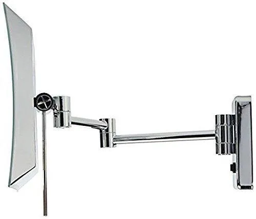Jerdon JRT710CLD Wall Mount Rectangular Direct Wire Makeup Mirror, Chrome Finish, 6.5" x 9"