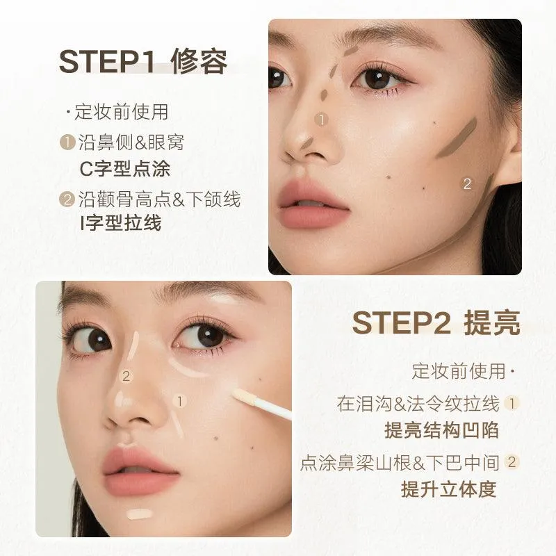 Judydoll Liquid Highlighter N Contour Duo JD126