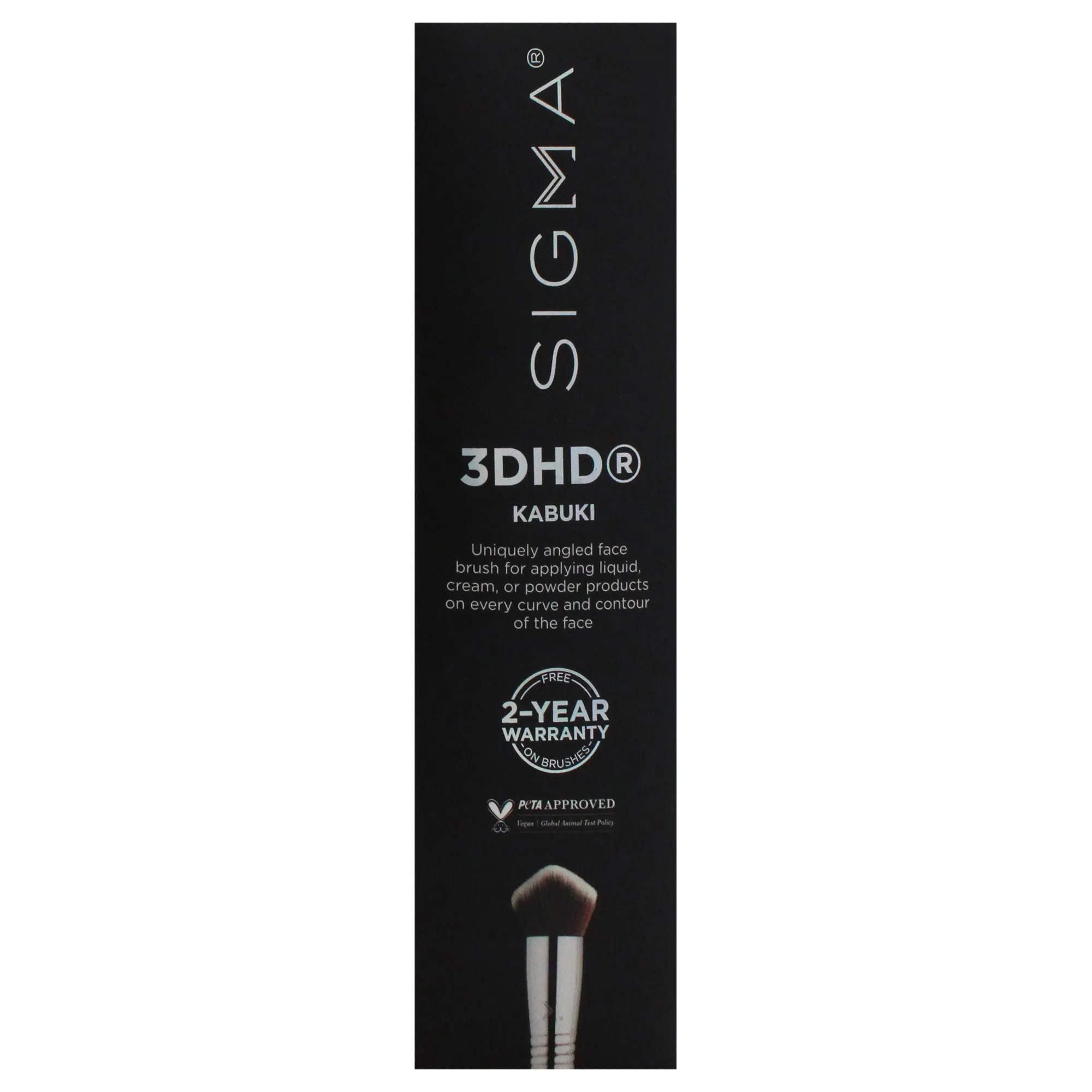 Kabuki Brush - 3DHD Black by SIGMA for Women - 1 Pc Brush
