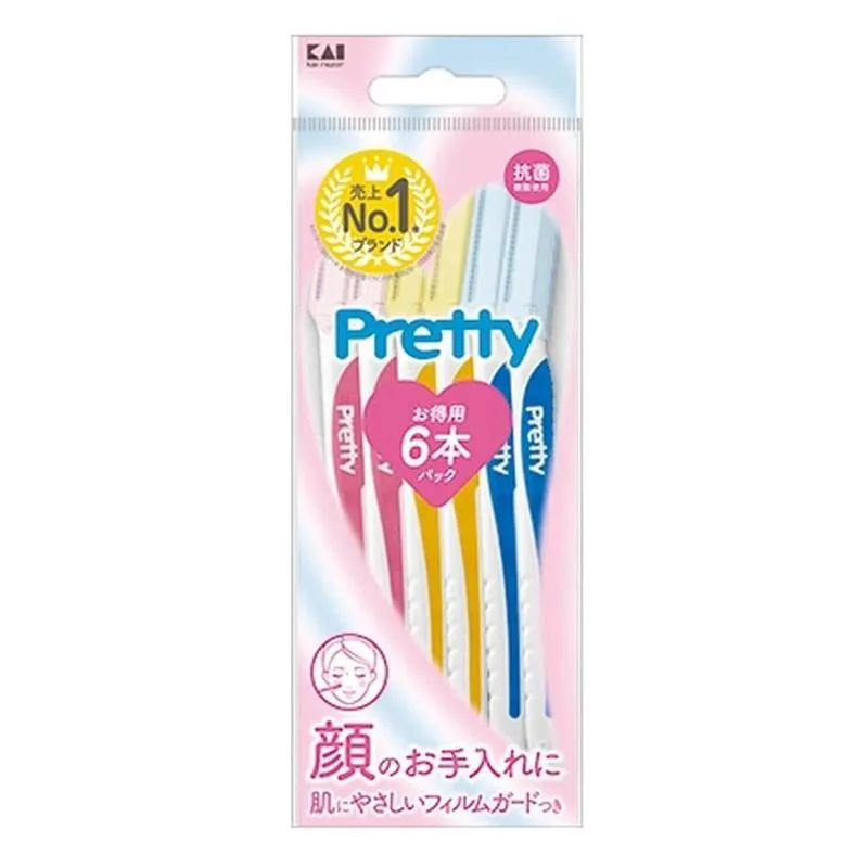 KAI Pretty Eyebrow Razors L 3-pcs