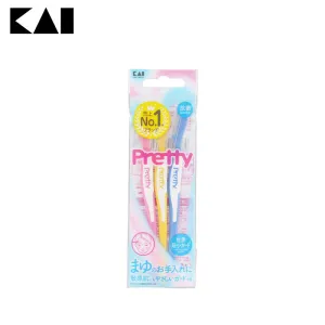 KAI Pretty Eyebrow Razors L 3-pcs
