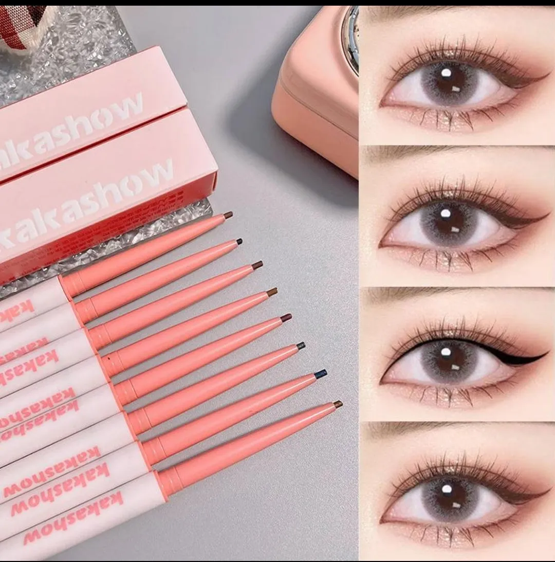 Kakashow Bright Glitter Eyeshadow Liner Waterproof Bling Glitter Eyeliner Makeup