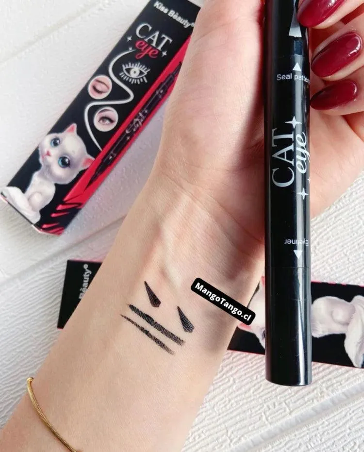 Kiss Beauty Cat Eye 2 in 1 Eyeliner and Stamp