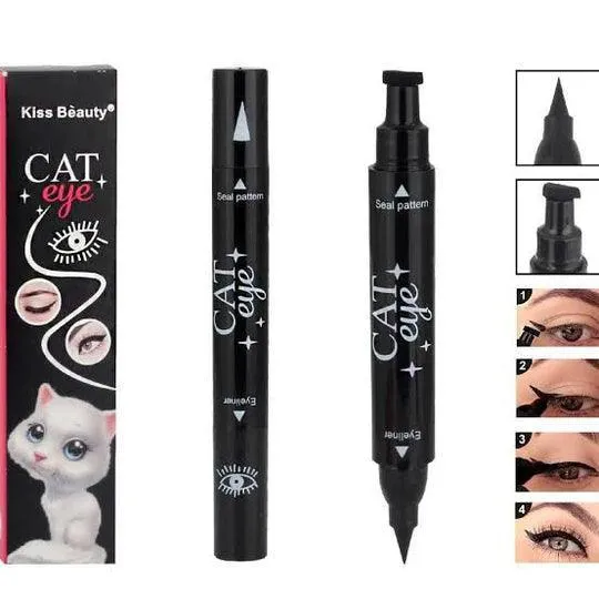 Kiss Beauty Cat Eye 2 in 1 Eyeliner and Stamp