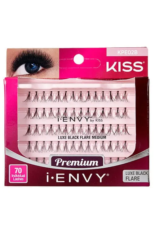 Kiss i-Envy Luxe Black Knotted Individual Lashes