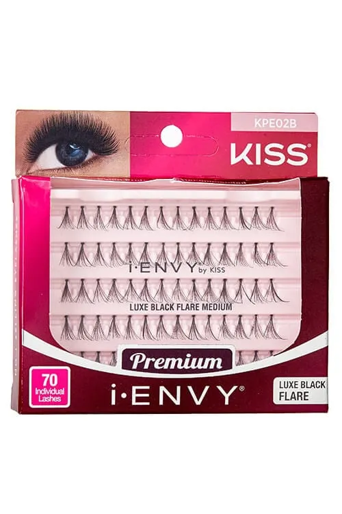 Kiss i-Envy Luxe Black Knotted Individual Lashes