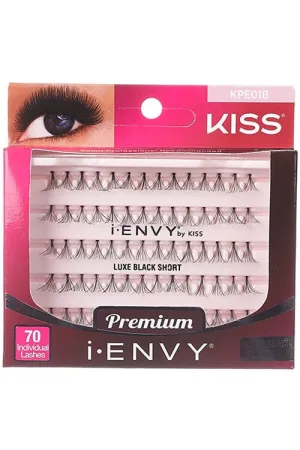 Kiss i-Envy Luxe Black Knotted Individual Lashes