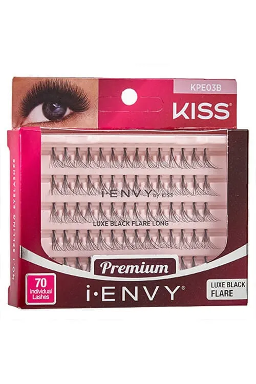 Kiss i-Envy Luxe Black Knotted Individual Lashes