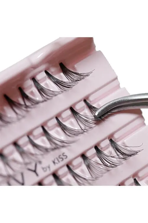 Kiss i-Envy Luxe Black Knotted Individual Lashes