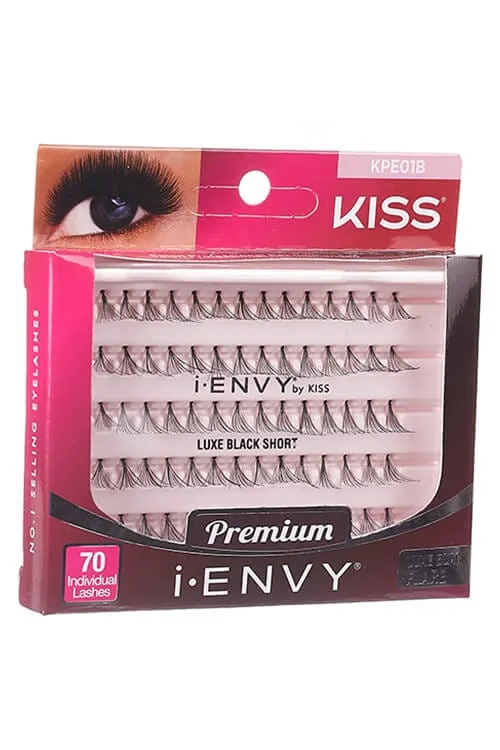 Kiss i-Envy Luxe Black Knotted Individual Lashes