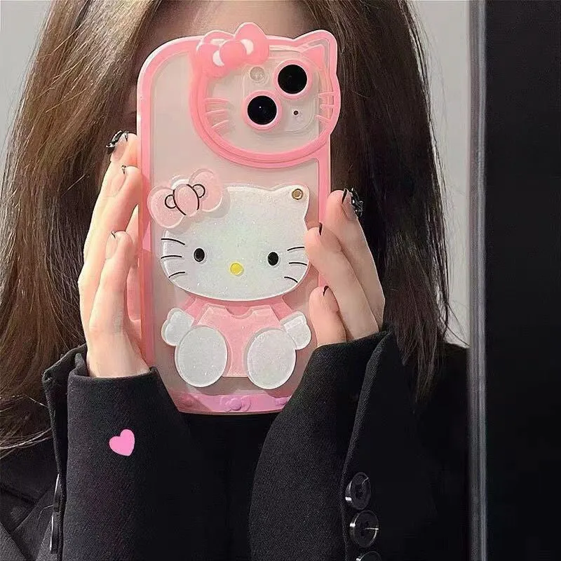 Kitty Makeup Mirror Phone Case KI357