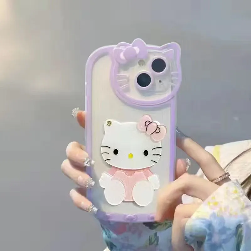 Kitty Makeup Mirror Phone Case KI357