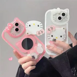Kitty Makeup Mirror Phone Case KI357