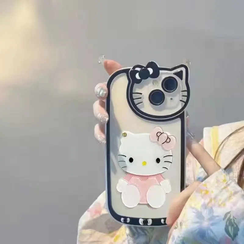 Kitty Makeup Mirror Phone Case KI357