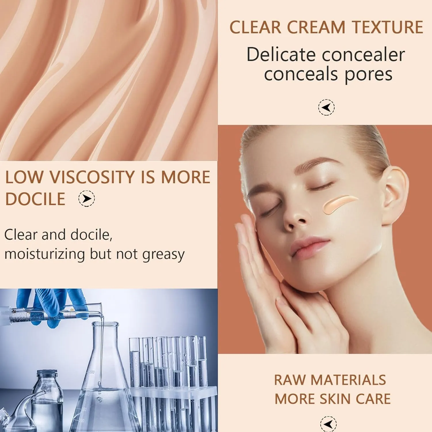 Korean BB Cream with SPF 50, 9 in 1 BB Cream Sunscreen SPF 50 Korean Waterproof Sweatproof, Foundation Full Coverage Tinted Moisturizer, Facial Concealer for Oily Skin, Dry Skin (2Pcs 02#)