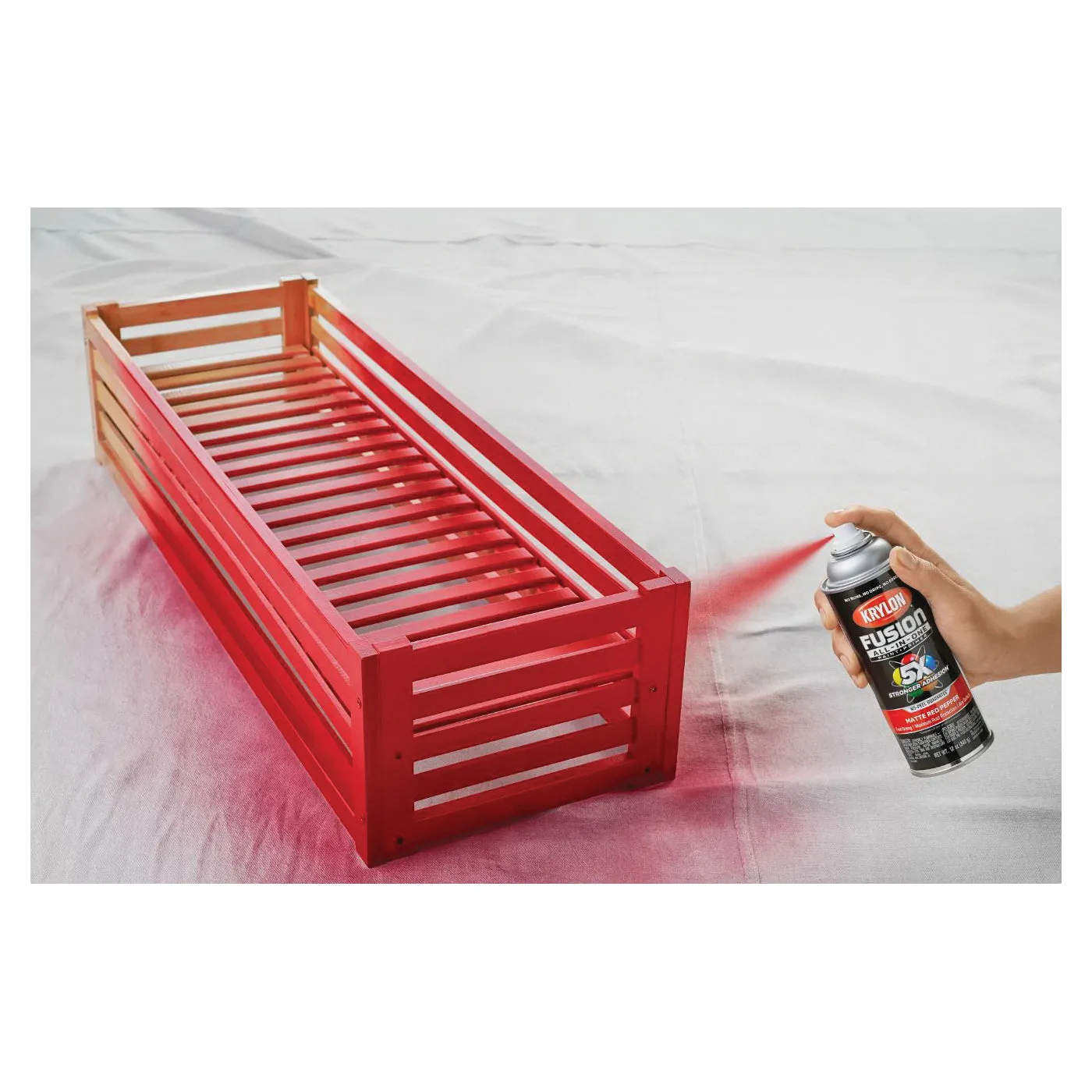 Krylon® FUSION ALL-IN-ONE® K02717007 Spray Paint, All Paint Paint, Solvent Base, Gloss, Pink Blush, 12 oz