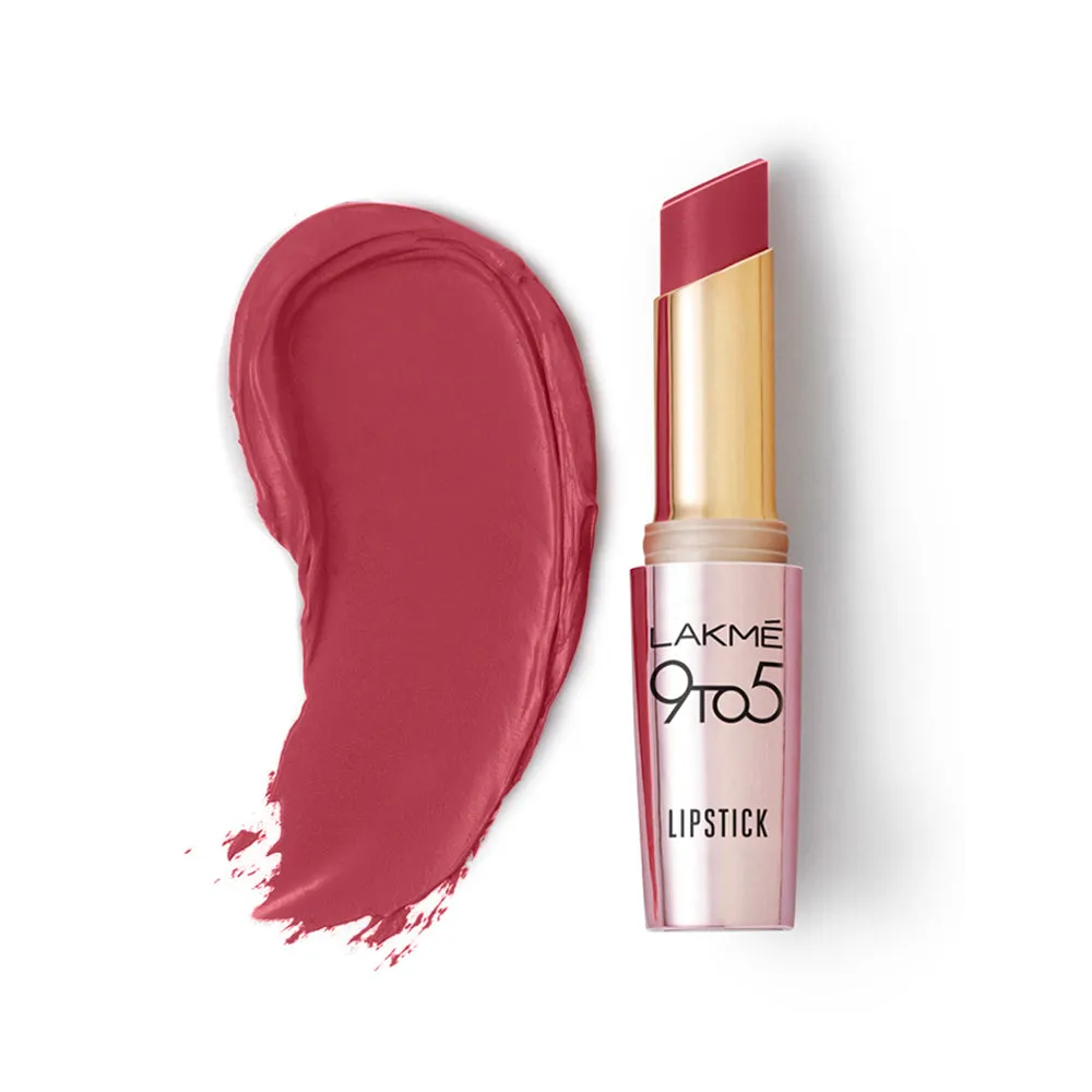 Lakme 9TO5 Primer   Matte Lip Color MP8 Rosy Sunday, 3.6 g