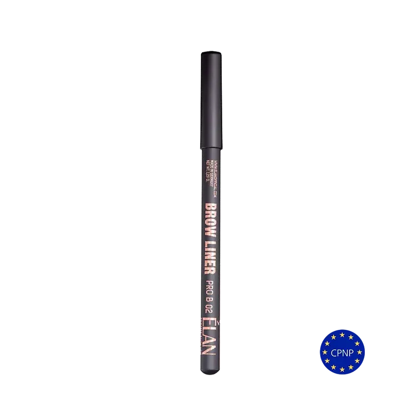 ÉLAN Powder Eyebrow Pencil Brow Liner Pro B02 Dark Brown
