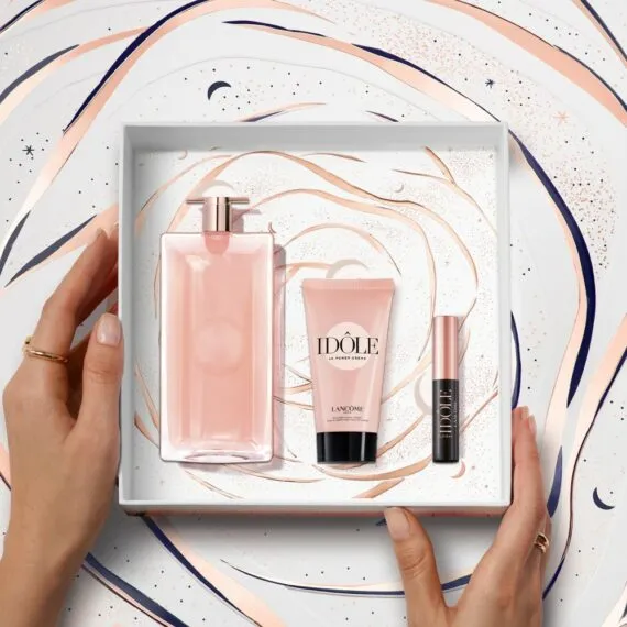 Lancome Idôle 50ml EDP, 50ml Body Lotion & 2.5ml Mascara Gift Set