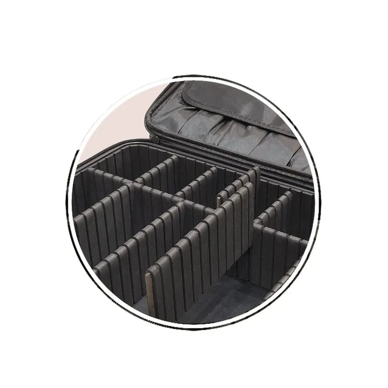Large Capacity Makeup Travel Case Cosmetic Bag Makeup Travel Organizer Professinal Makeup Travel Bag