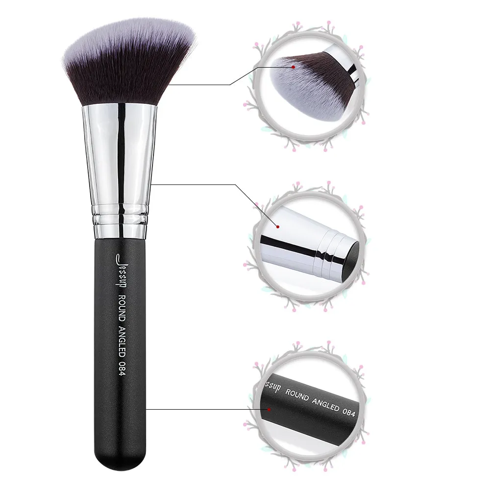 Large Round Angled Makeup Brush 084