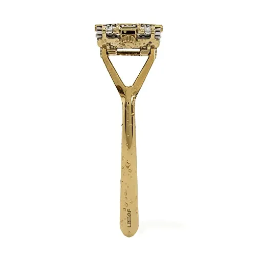 Leaf Shave: All Metal Eco-Friendly Multi-Blade Safety Razor for Men & Women
