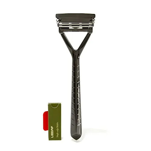 Leaf Shave: All Metal Eco-Friendly Multi-Blade Safety Razor for Men & Women
