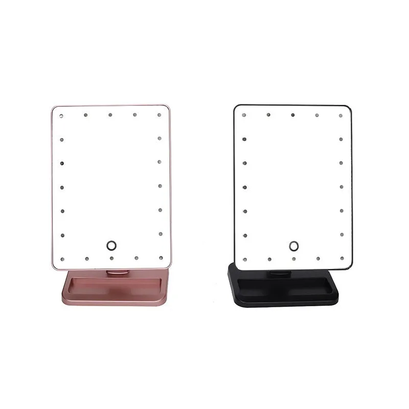 LED Bluetooth Make Up Mirror With Lights Speaker 10X Magnify Touch Screen Cosmetic