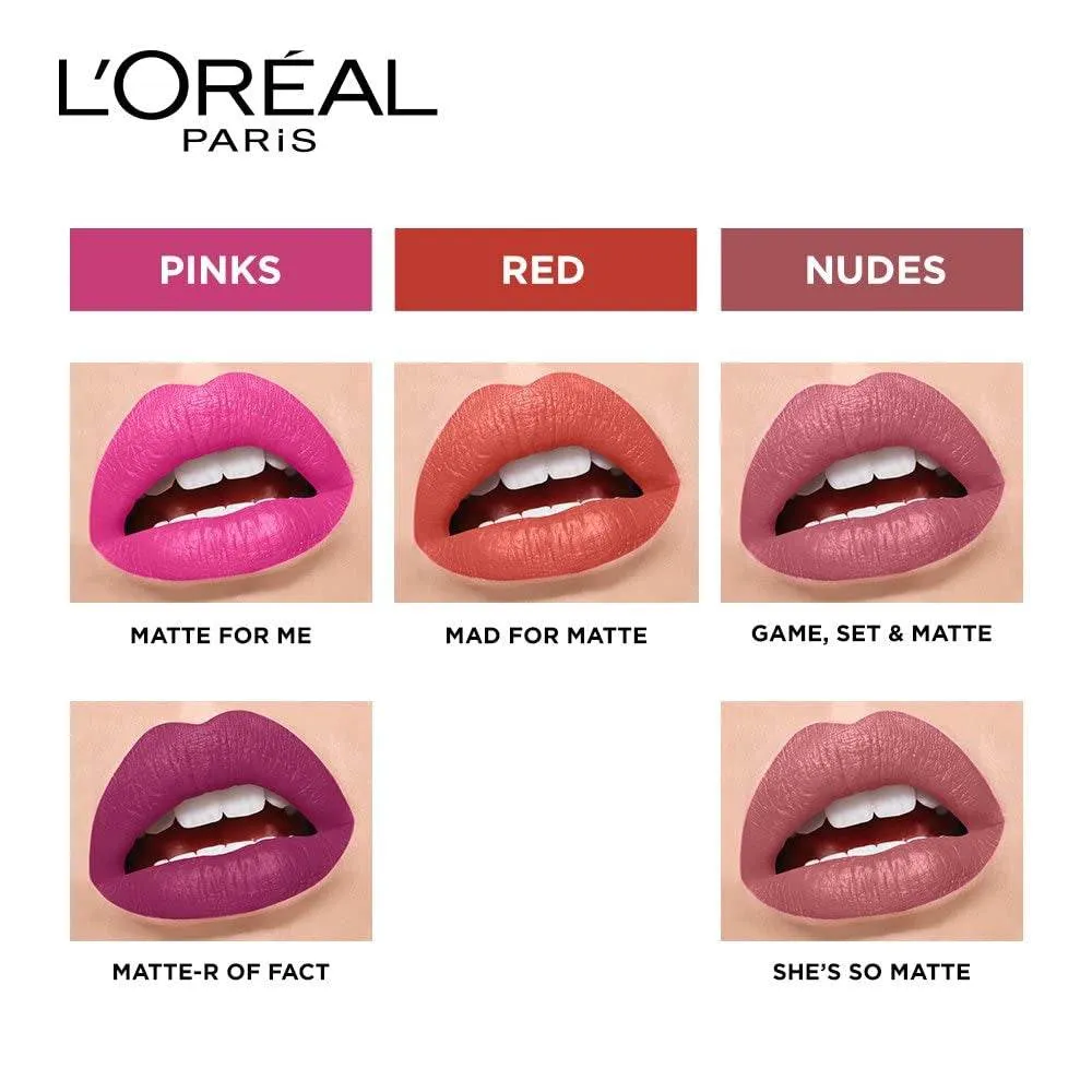 L'Oréal Paris Colour Riche Le Matte Lipstick Pen, Matte for Me, 0.032 Oz.