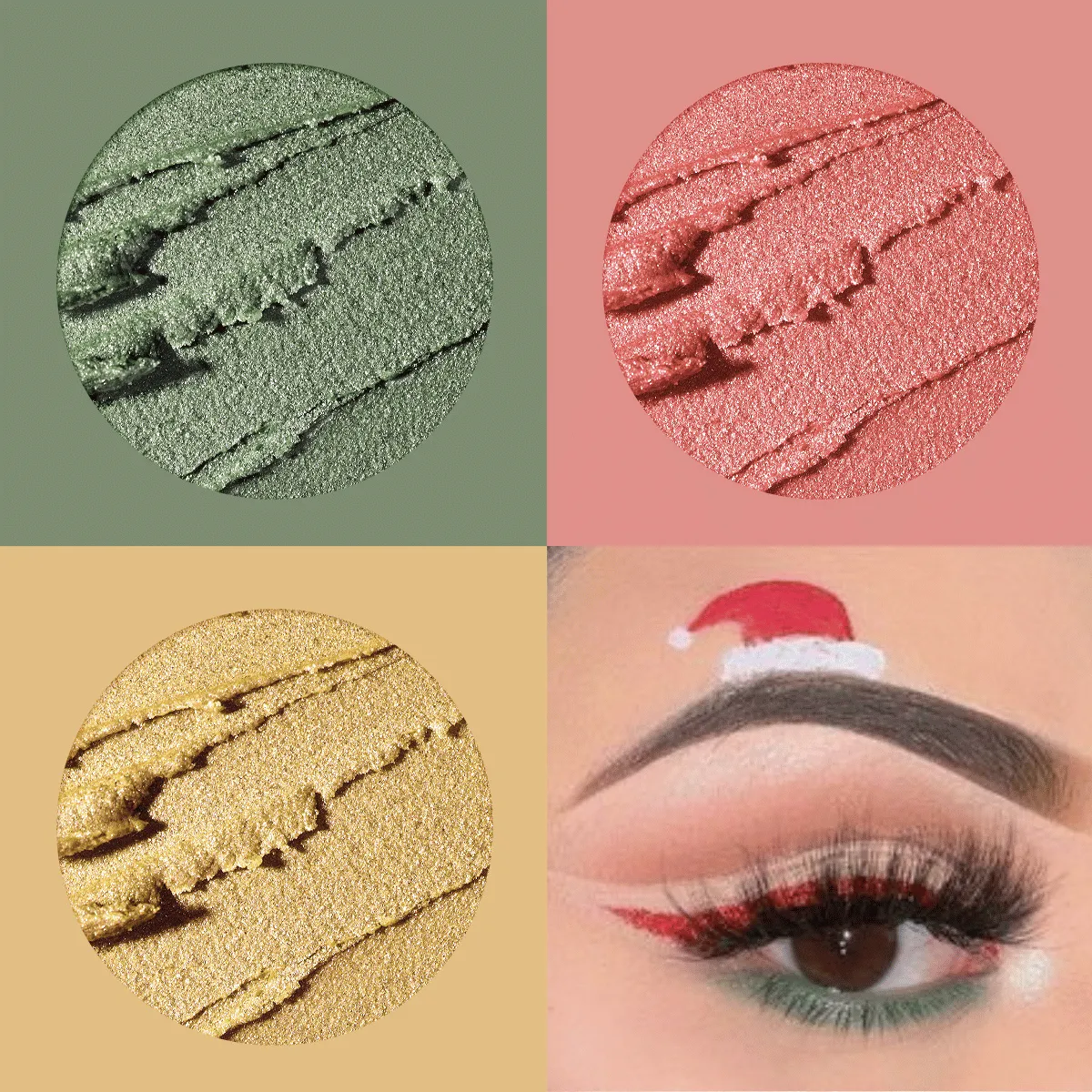 Luxaza - Christmas Eyeshadow Stick Set (3pcs) - Jingle Bell Glow【Limited Edition】