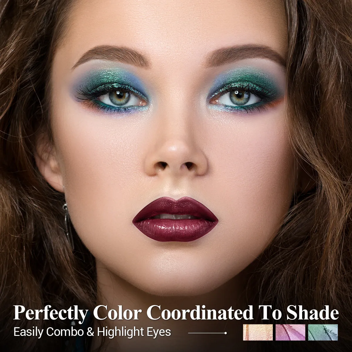 Luxaza - Multichrome Eyeshadow Stick Set (3pcs) - Neon Color