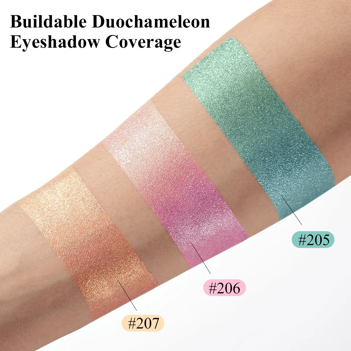 Luxaza - Multichrome Eyeshadow Stick Set (3pcs) - Neon Color