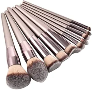Luxury Champagne Makeup Brushes Set For Foundation Powder Blush Eyeshadow Concealer Lip Eye Make Up Brush Cosmetics Beauty Tools