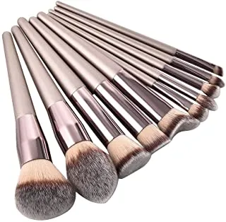 Luxury Champagne Makeup Brushes Set For Foundation Powder Blush Eyeshadow Concealer Lip Eye Make Up Brush Cosmetics Beauty Tools