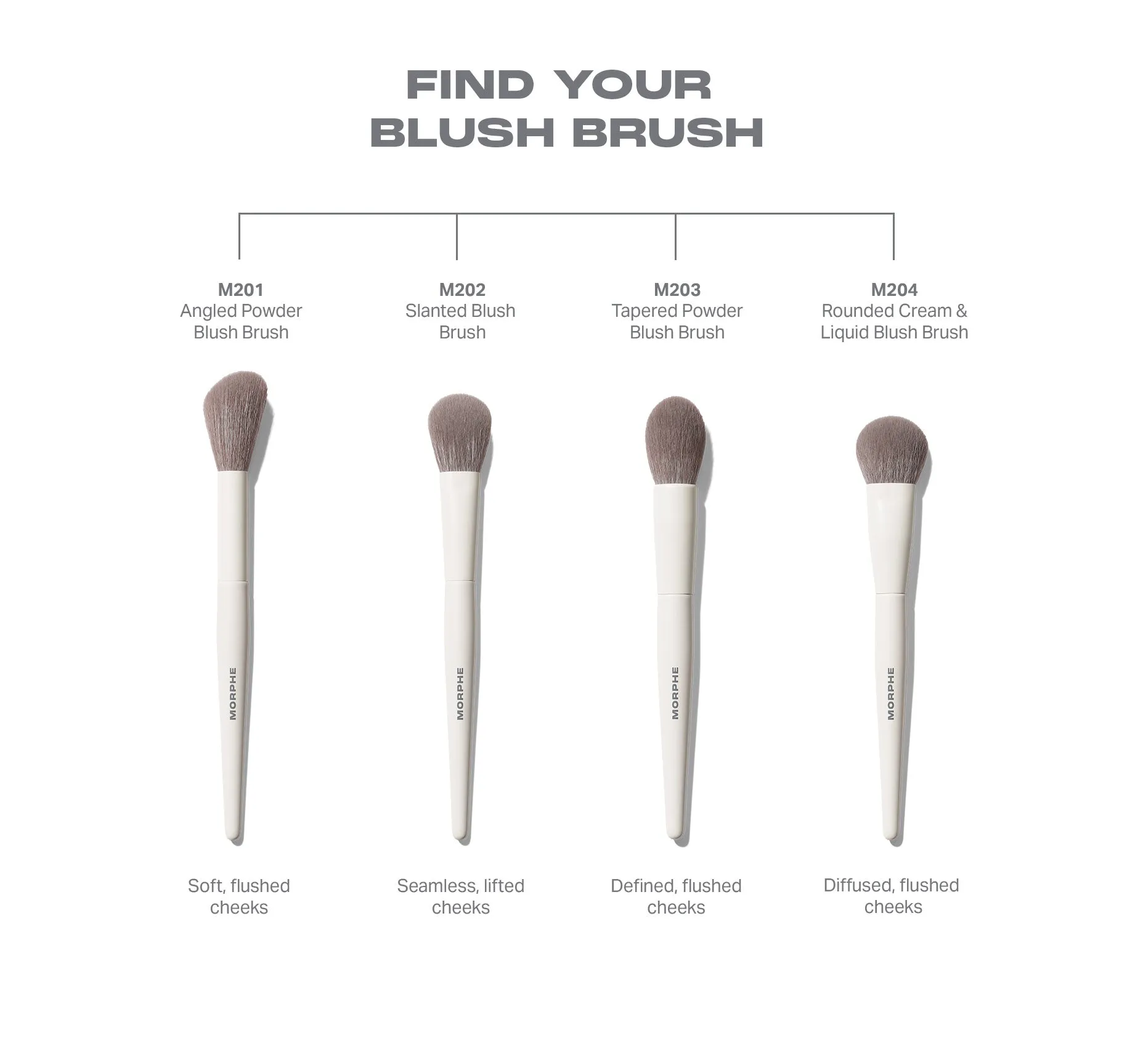 M201 Angled Powder Blush Brush