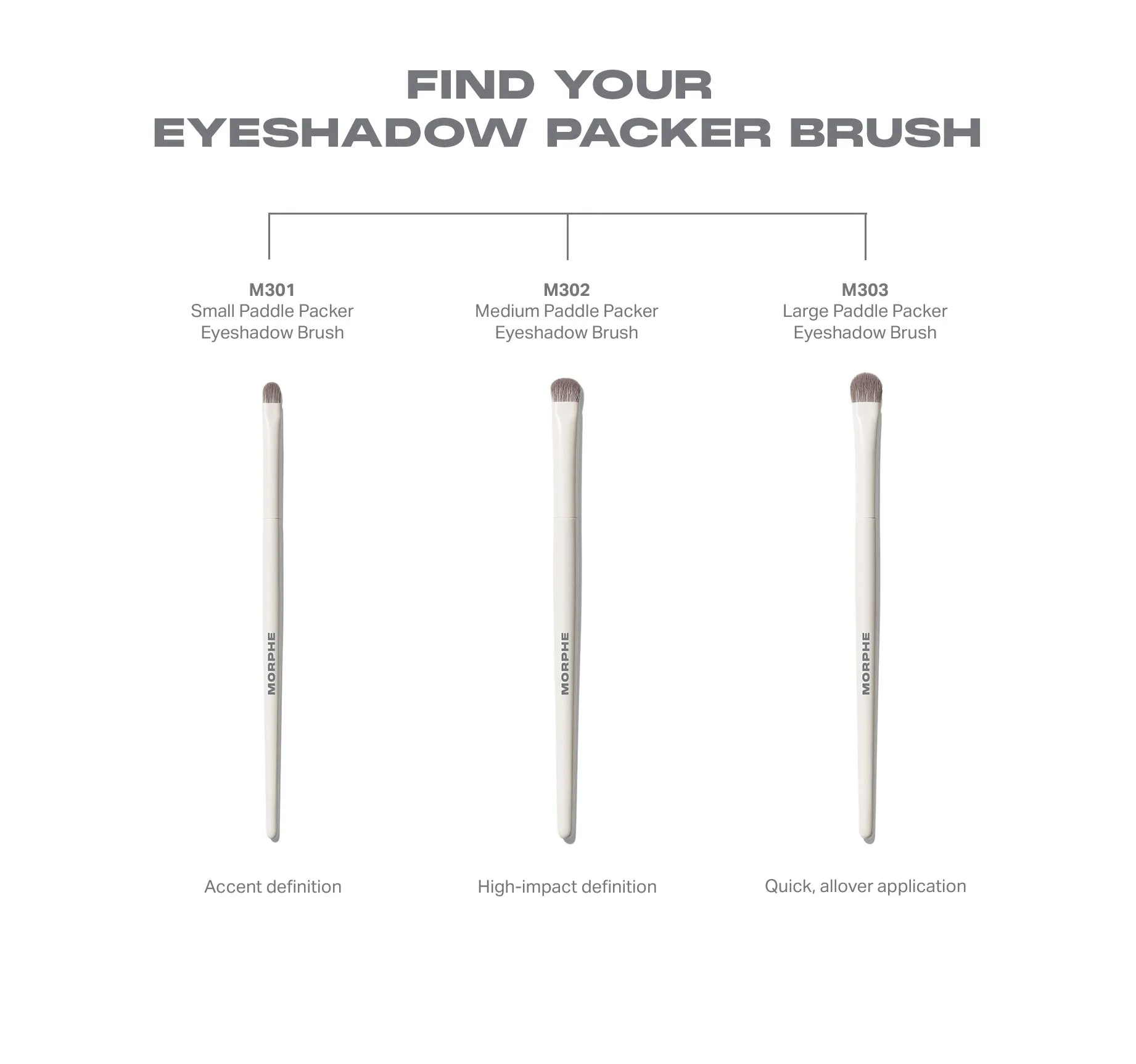 M302 Medium Paddle Packer Eyeshadow Brush