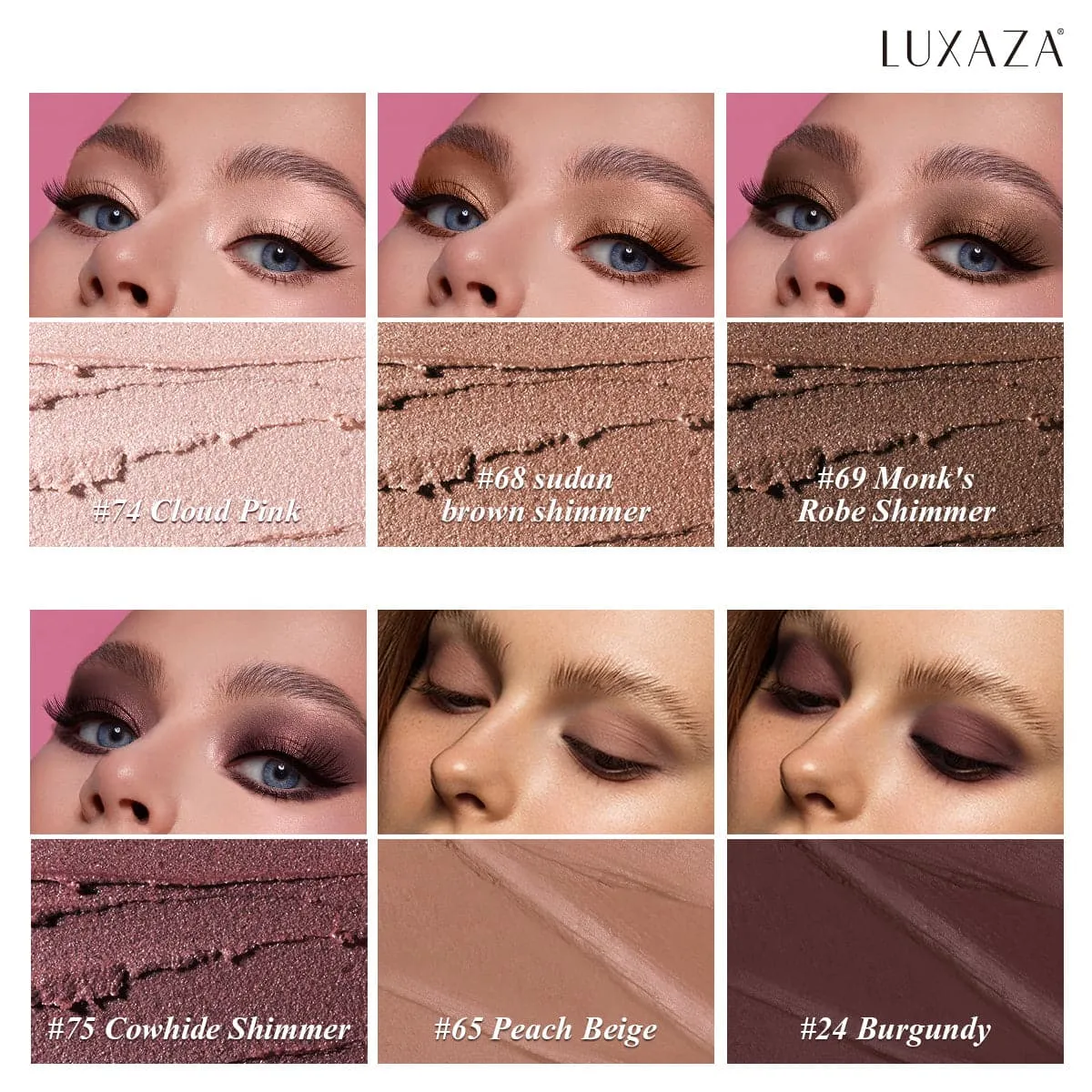 Magic Color Eyeshadow Stick (6pcs)-Cherry Tree
