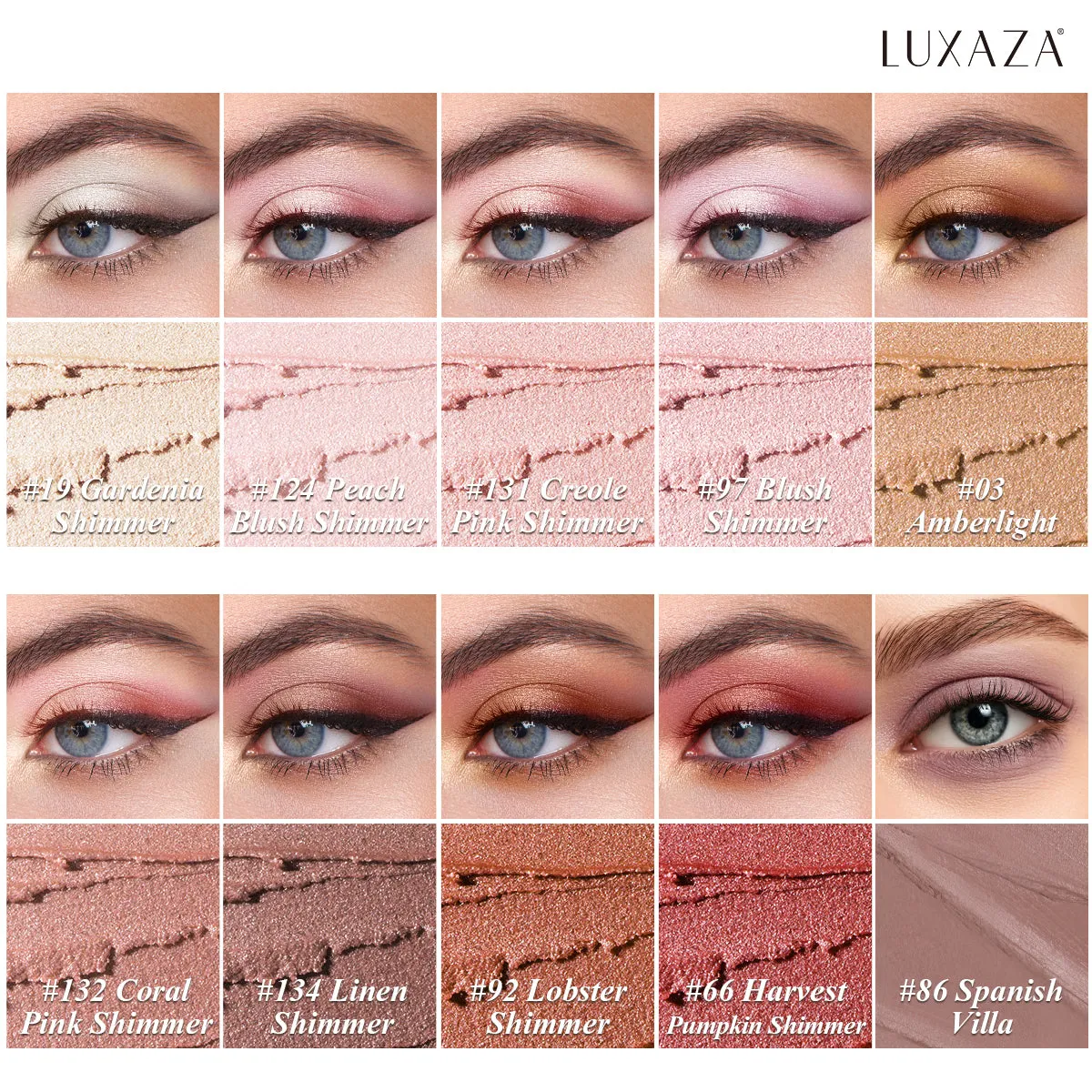 Magic Color Eyeshadow Stick（10pcs）-Cherry blossoms【US ONLY】