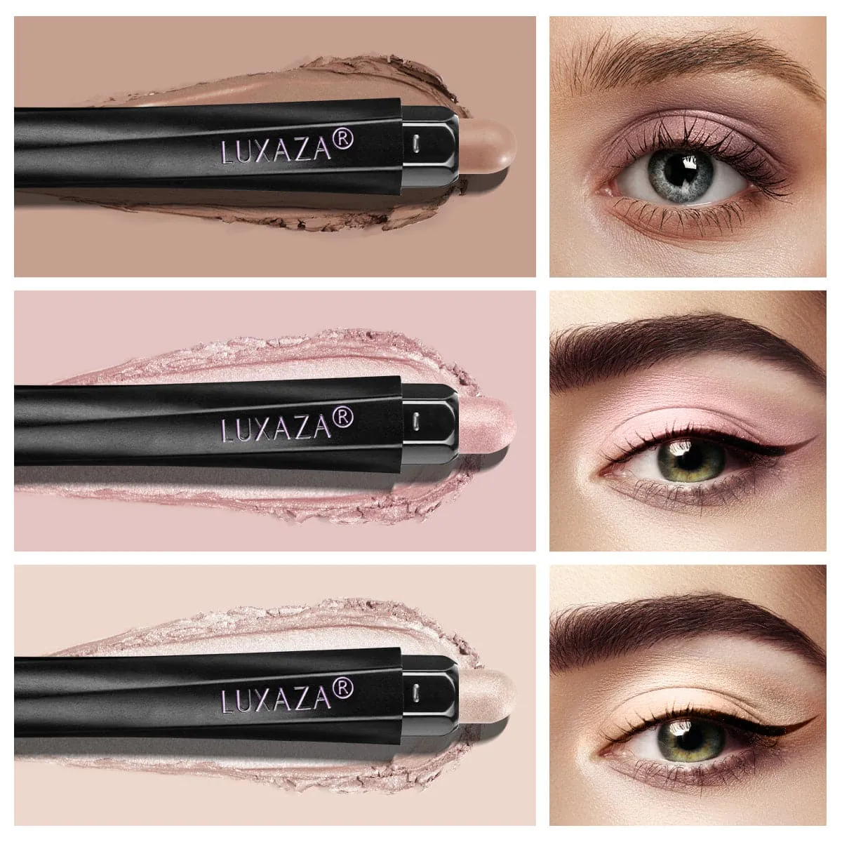 Magic Color Eyeshadow Stick(3pcs)-Ice Cream