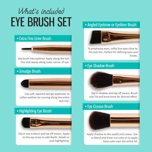 Magic Eye Brush Set of 6