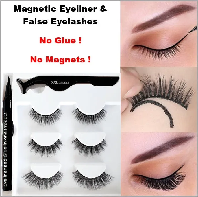 Magnetic Adhesive Eyeliner Kit combines Eyeliner and Glue in One Product