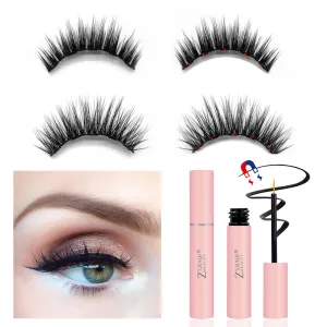 Magnetic Eyeliner With 5 Magnets Lashes (2 Pairs)  ZY05