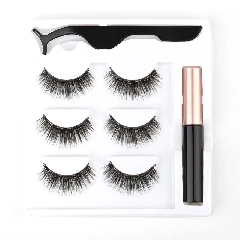 Magnetic Lash Kit - 3D Mink Lashes & Waterproof Magnetic Eyeliner for All-Day Glam