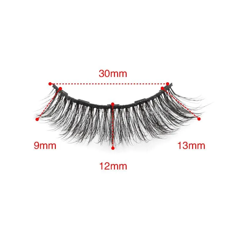 Magnetic Lash Kit - 3D Mink Lashes & Waterproof Magnetic Eyeliner for All-Day Glam