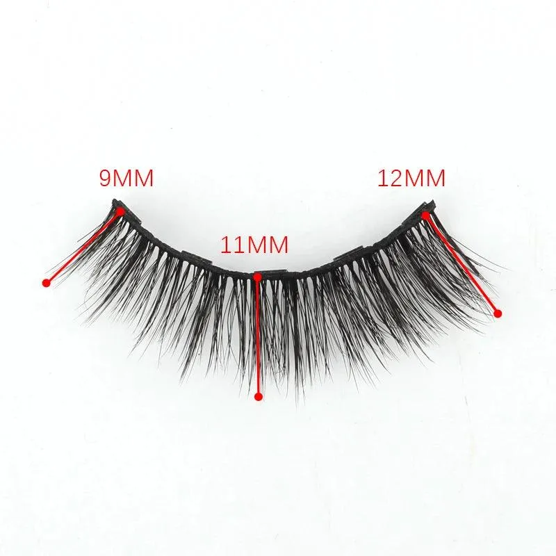 Magnetic Lash Kit - 3D Mink Lashes & Waterproof Magnetic Eyeliner for All-Day Glam