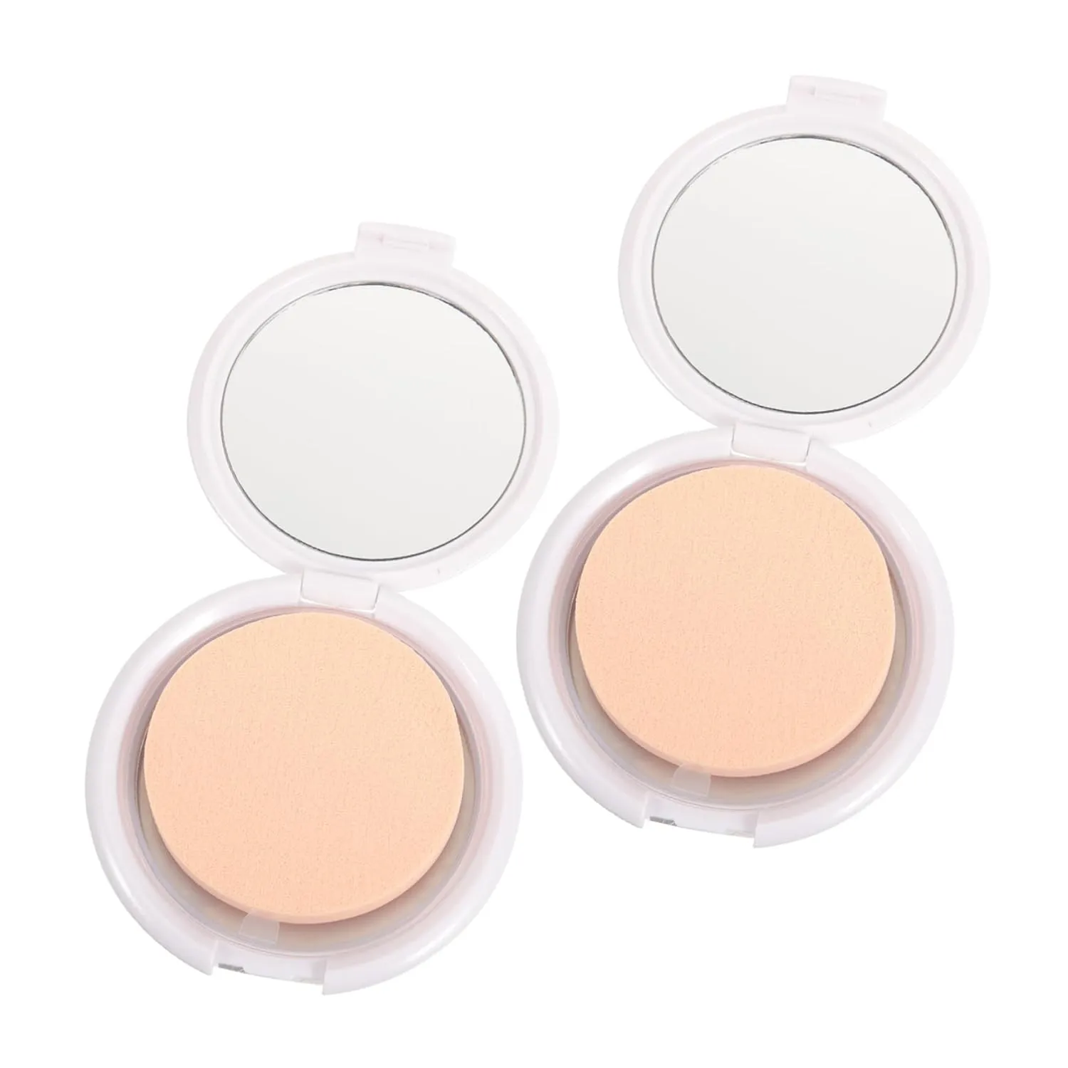 Magnetic Opening Holder Portable Round Case for Loose Powder Sturdy Material for Longevity