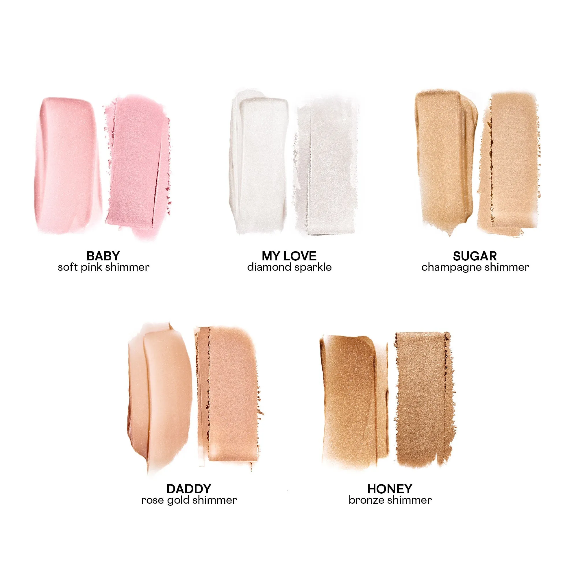 Major Glow Crème & Powder Light Reflecting Translucent Highlighter Duo (Baby)