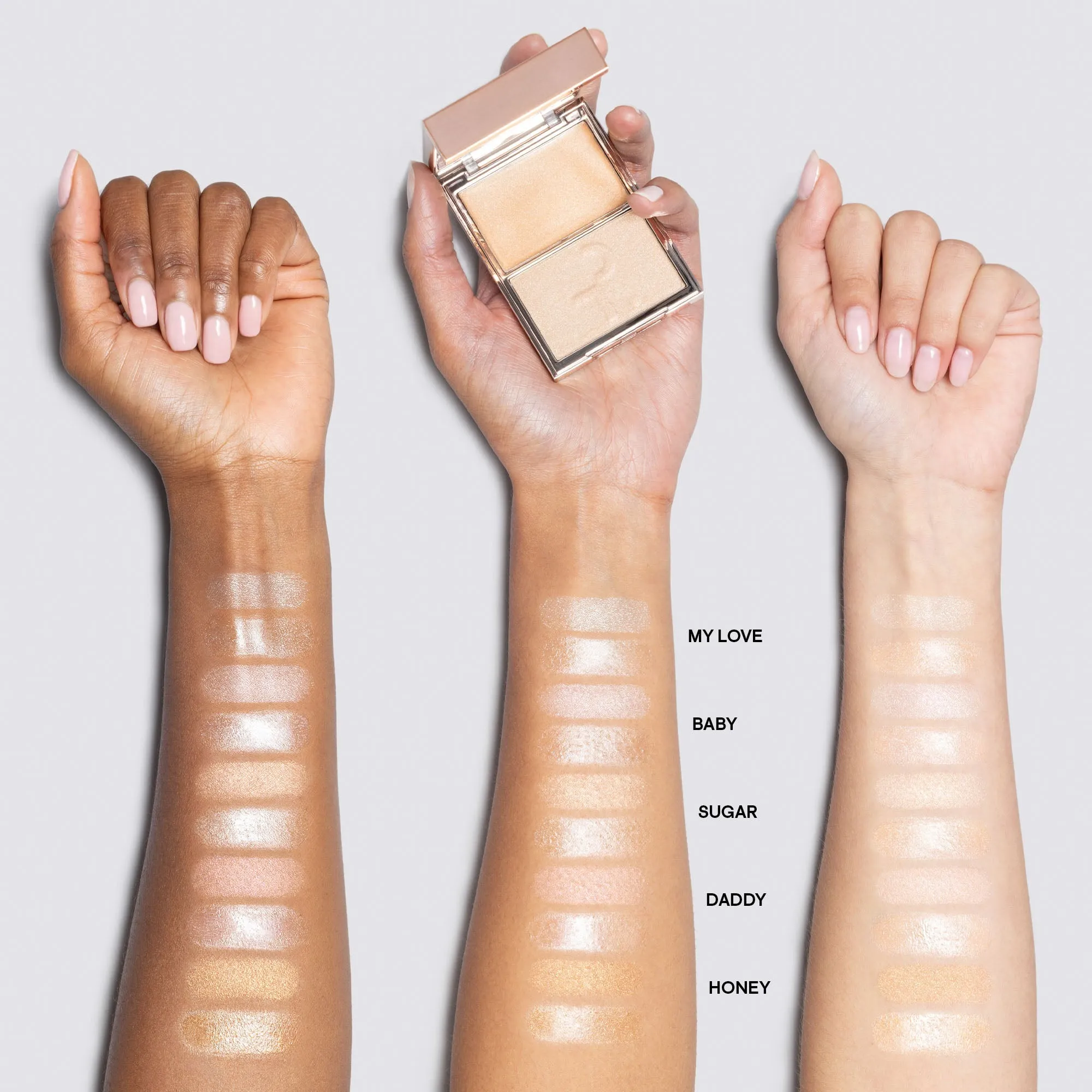 Major Glow Crème & Powder Light Reflecting Translucent Highlighter Duo (Baby)