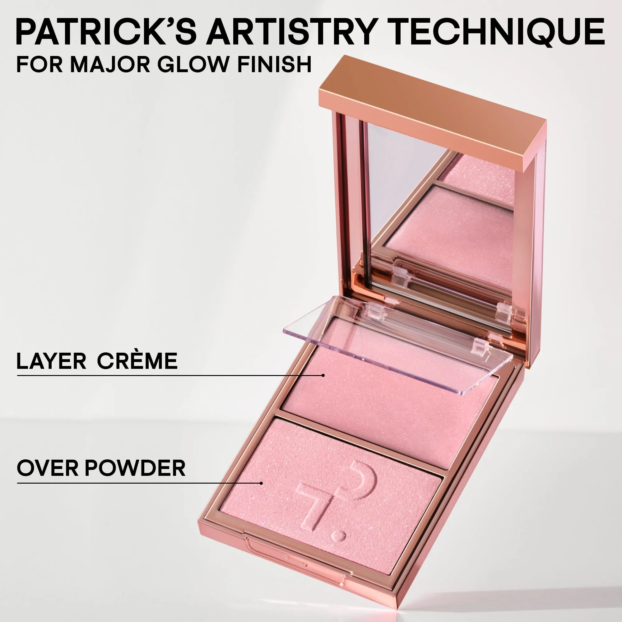 Major Glow Crème & Powder Light Reflecting Translucent Highlighter Duo (Baby)