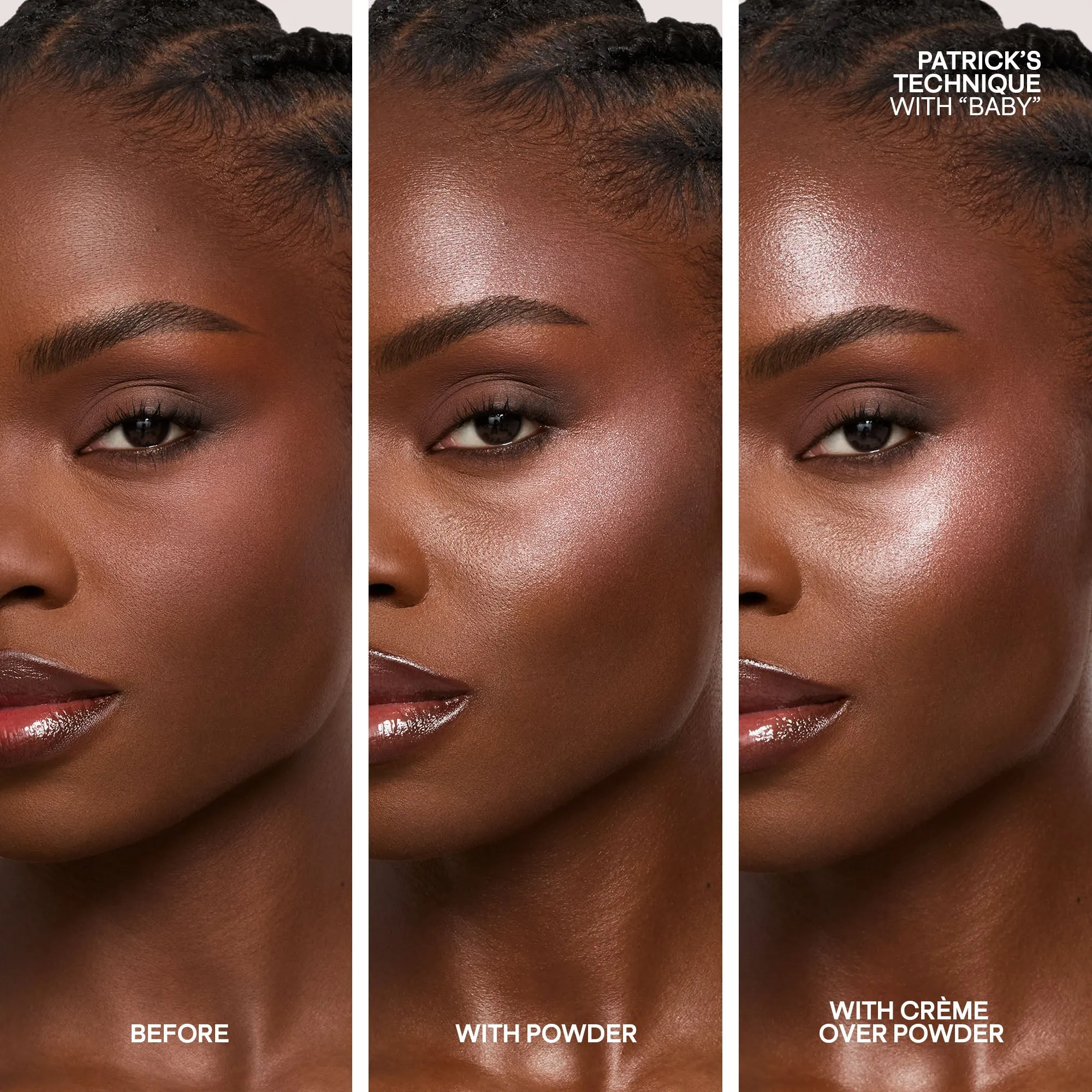 Major Glow Crème & Powder Light Reflecting Translucent Highlighter Duo (Baby)